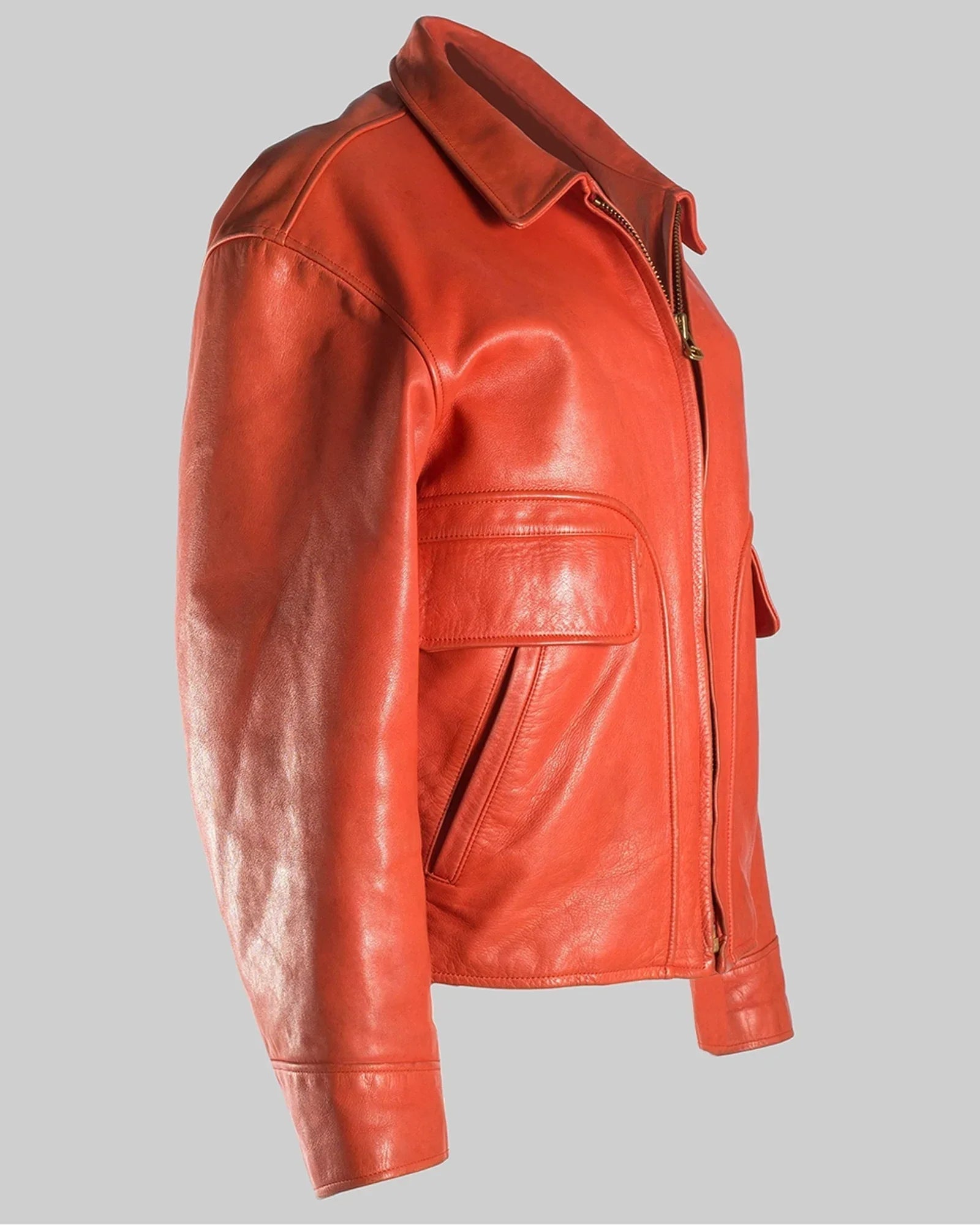 Rapper Juice WRLD Orange Jacket