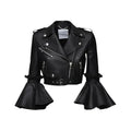 Real-Leather-Cropped-Jacket-Women-Black