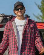 Red-And-Black-Flannel-Jacket