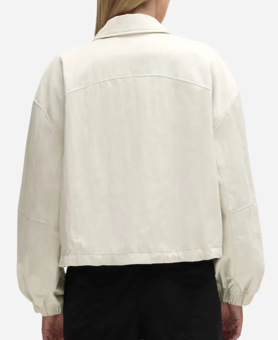 Detroit Red Wings Coaches Heathered Bone Jacket