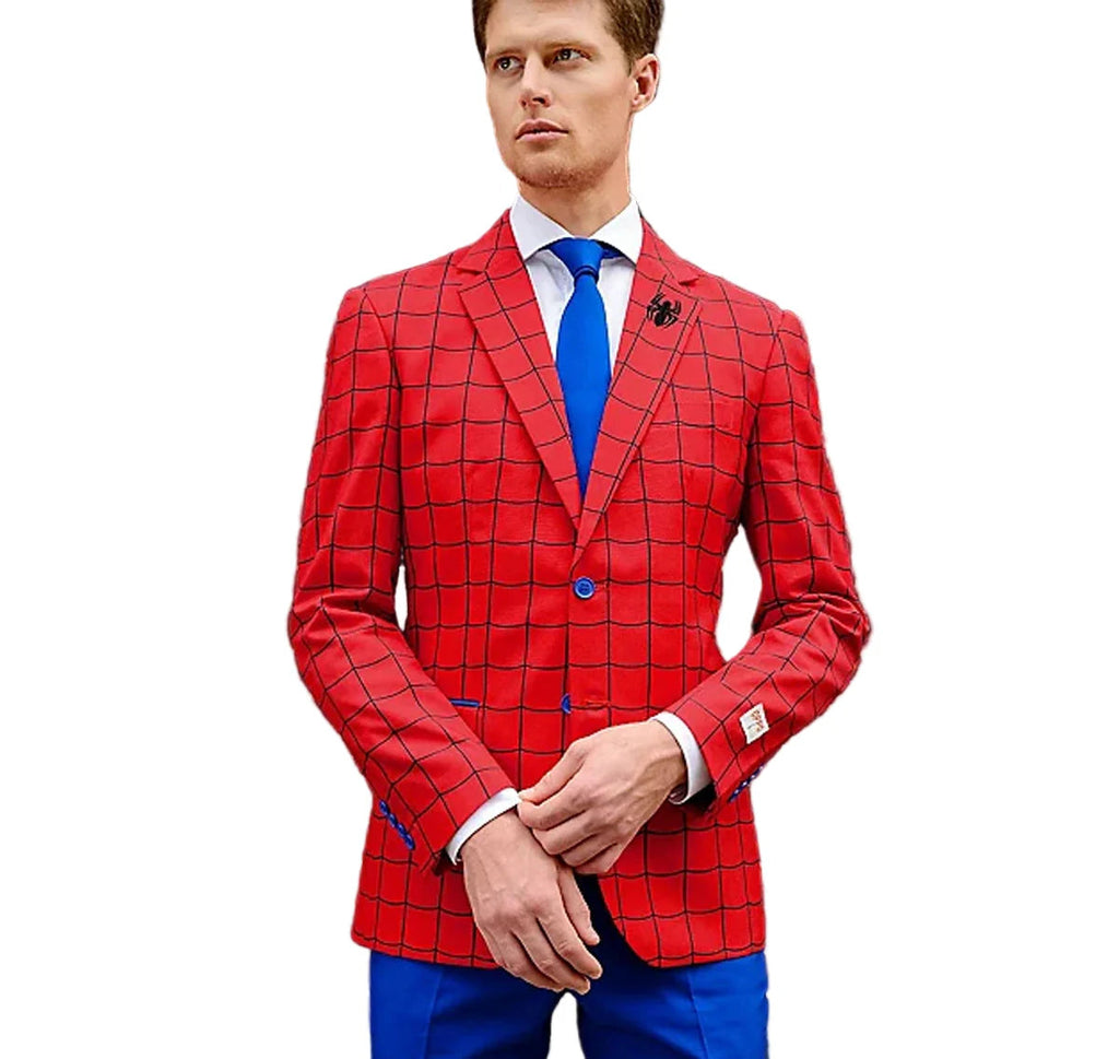 Red-and-black-Spider-Man-Tuxedo-Dress-Suit