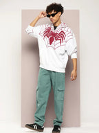Red And White Spiderman Hoodie