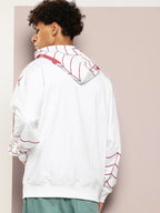 Red And White Spiderman Hoodie