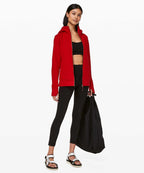 Red Lululemon Scuba Jacket