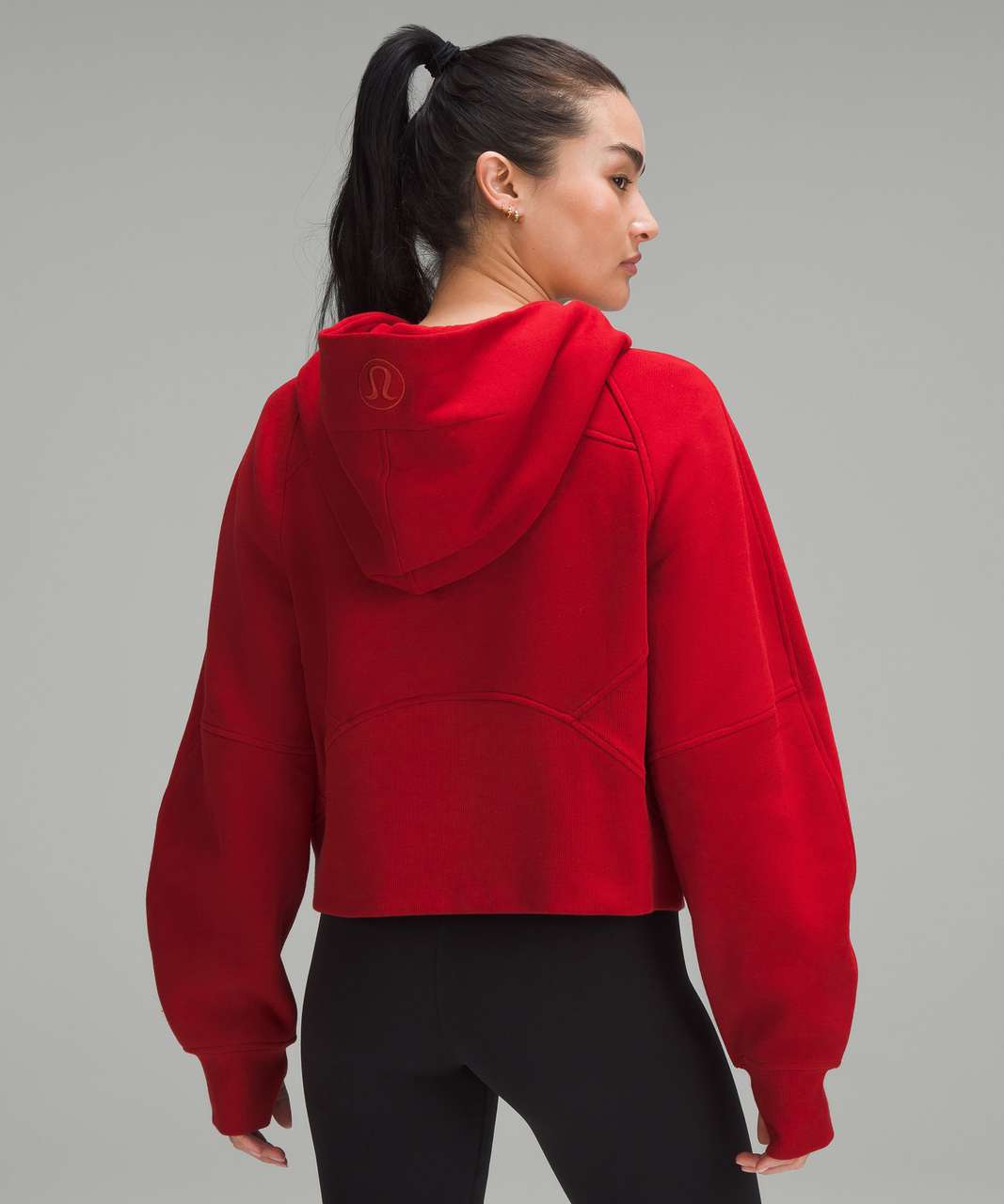 Red Lululemon Scuba Jacket