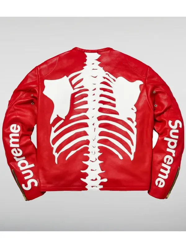 Red Skeleton Supreme Jacket