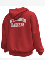 Red Wisconsin Badgers Hoodie