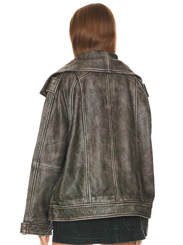 Remain Leather Jacket Back