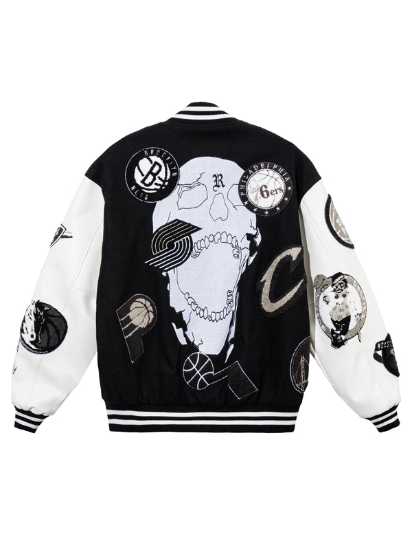 Revenge-Skull-Varsity-Jacket-In-Black