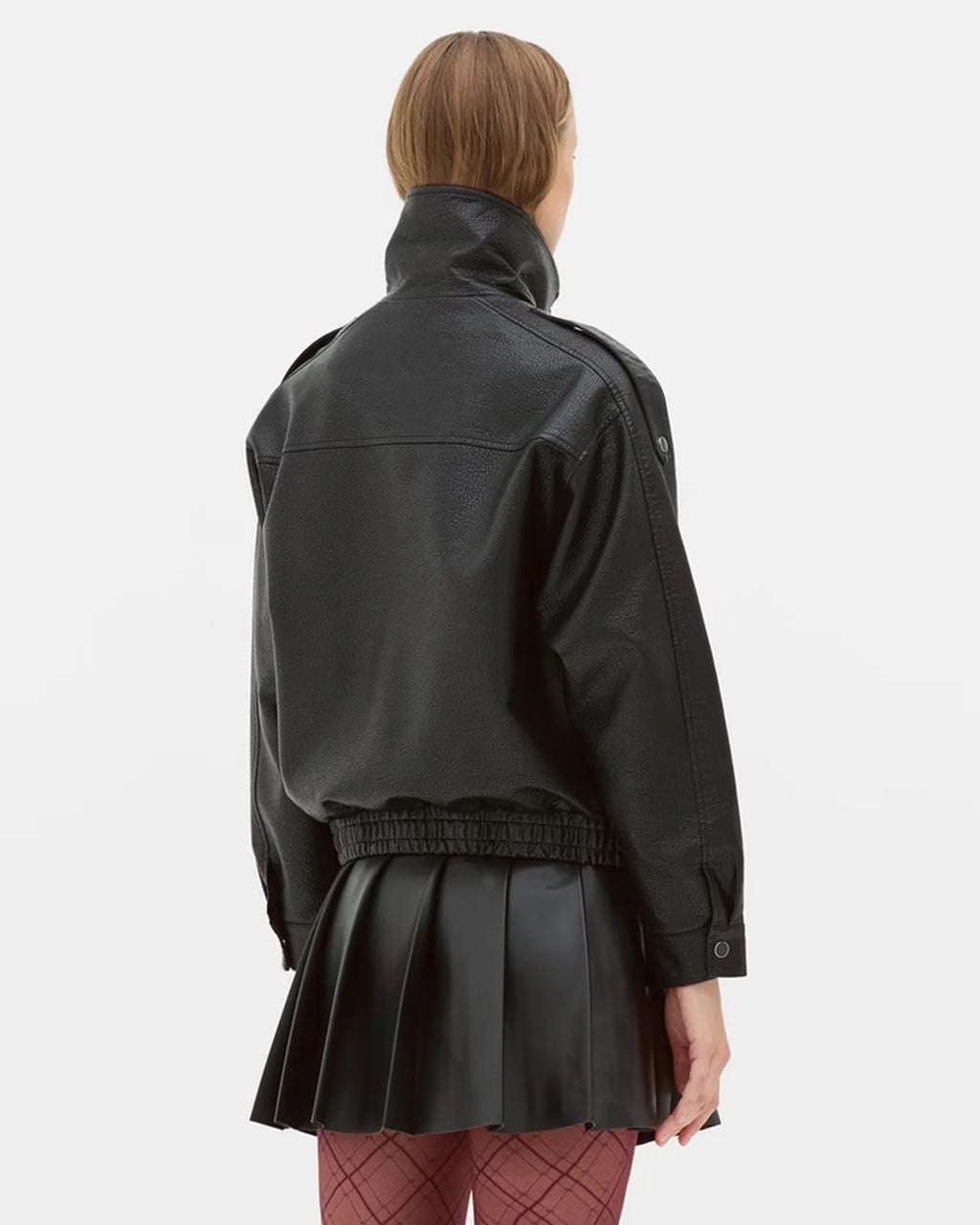 Rita-Ora-Primark-Varsity-Black-Jacket-Back
