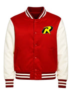Robin-Red-White-Varsity-Jacket