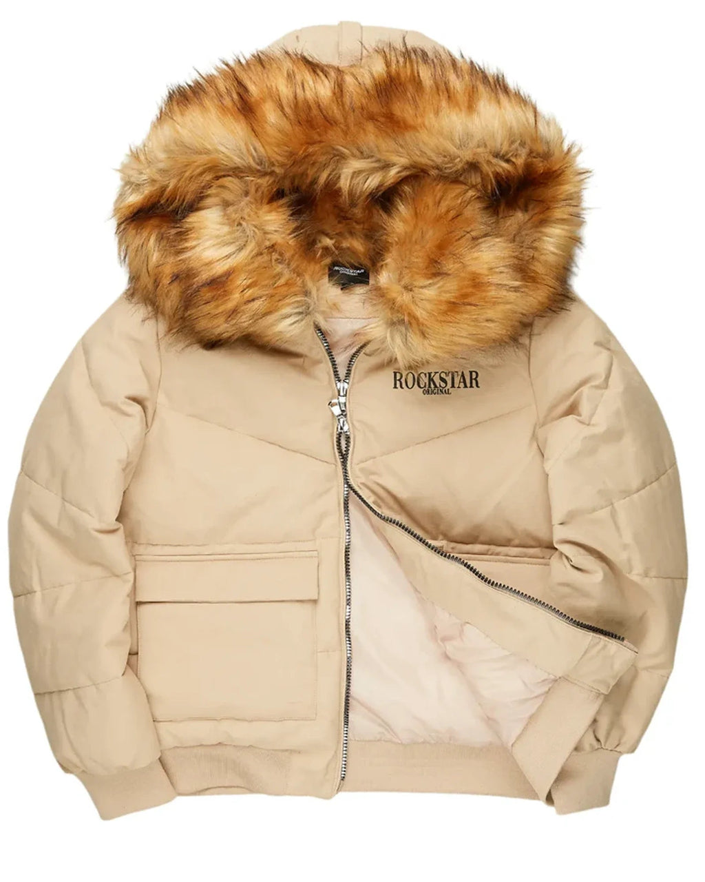 Rockstar-Puffer-Beige-Jacket