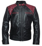 Rollins_Black_and_Maroon_Leather_Jacket_For_Man_and_Woman