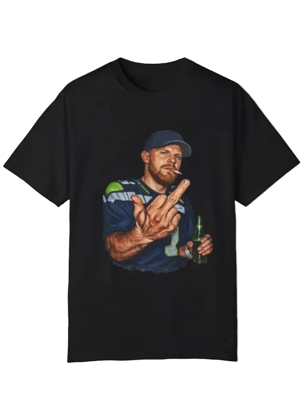 Sam-Darnold-T-Shirt-Middle-Finger