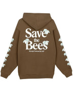 Save-The-Bees-Zip-Up-Hoodie-Brown