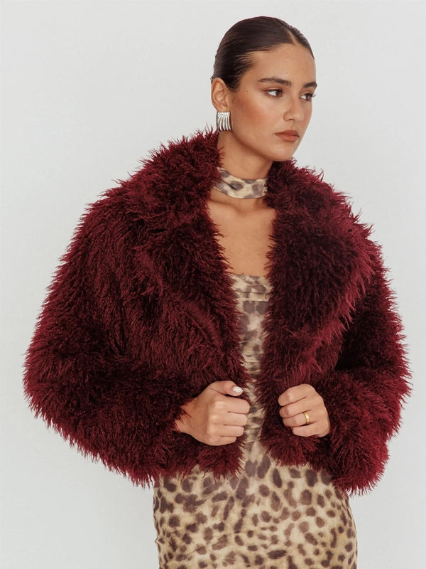 Selfie-Leslie-Fur-Jacket-Burgundy