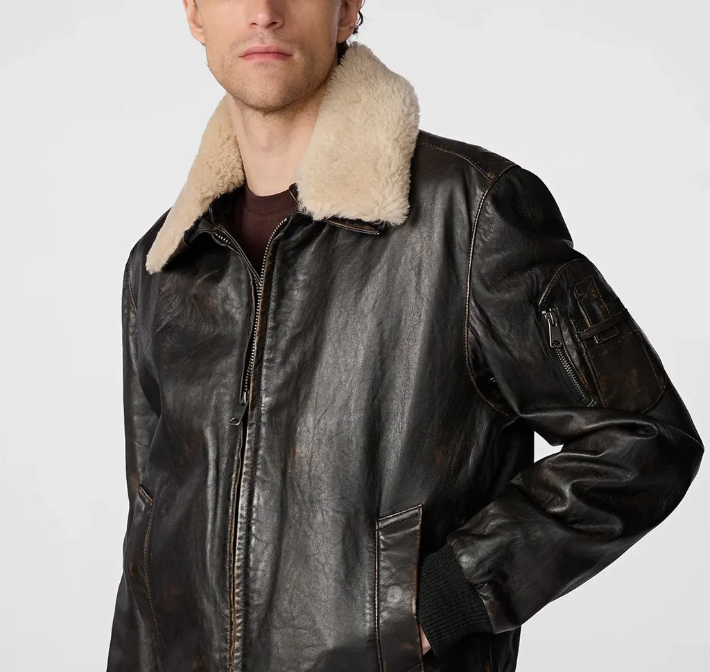 Shearling Aviator Jacket