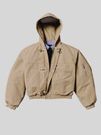Shinzo-Shige-15oz-Canvas-Clasp-Bomber-Jacket-Beige