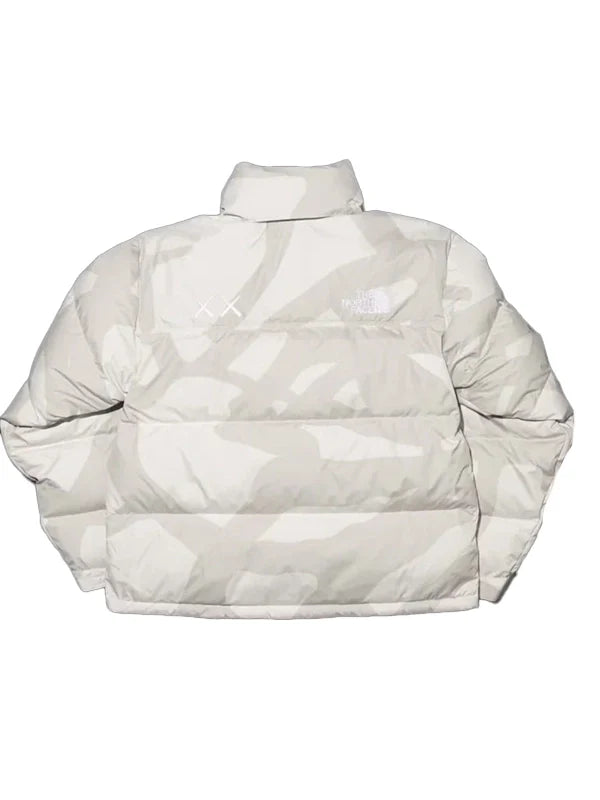 Shop Kaws North Face Jacket White