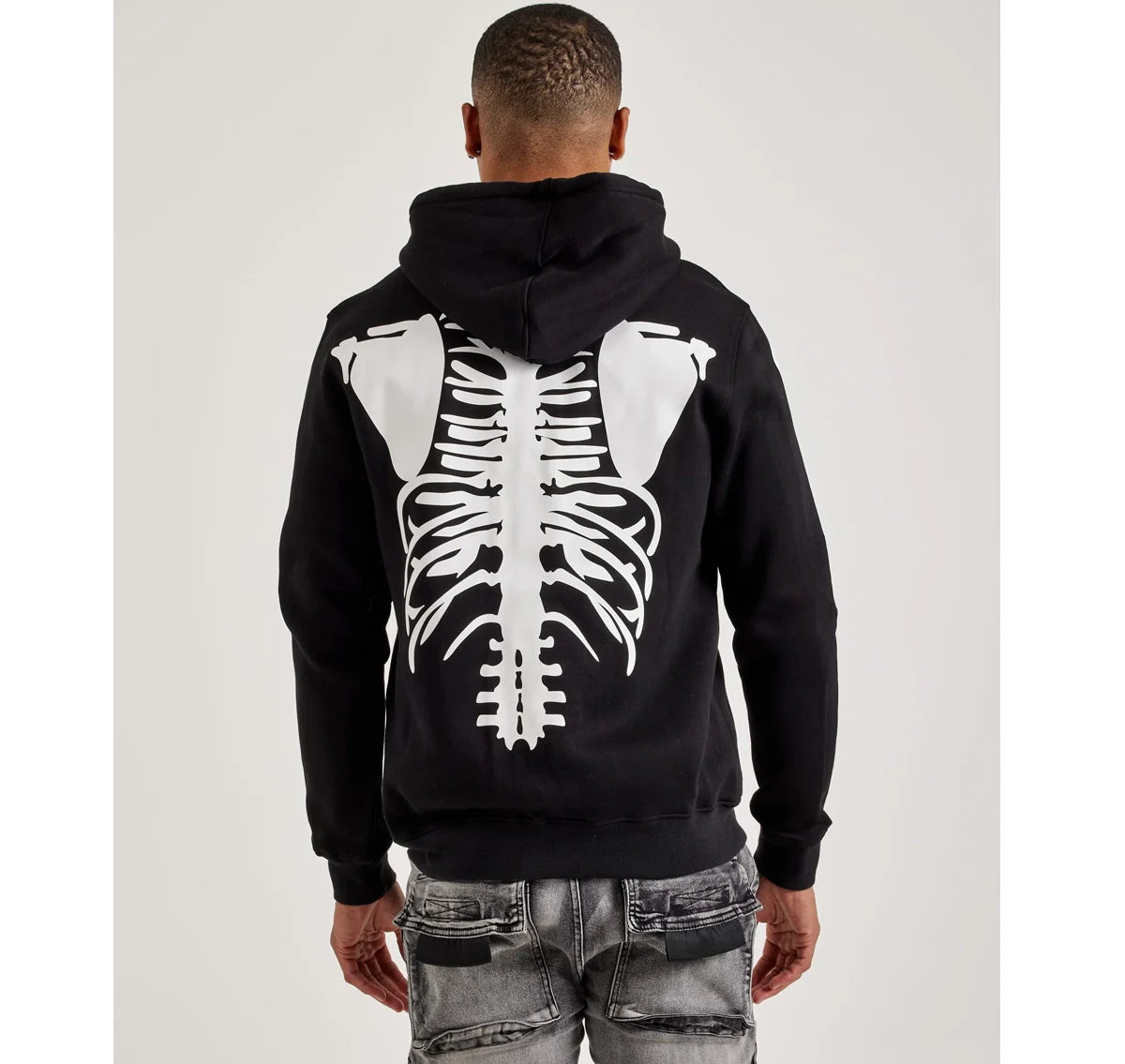 Skeleton-Print-Zip-Up-Hoodie-For-Men