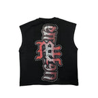 Sleeveless Mixed Emotion Shirt For Sale