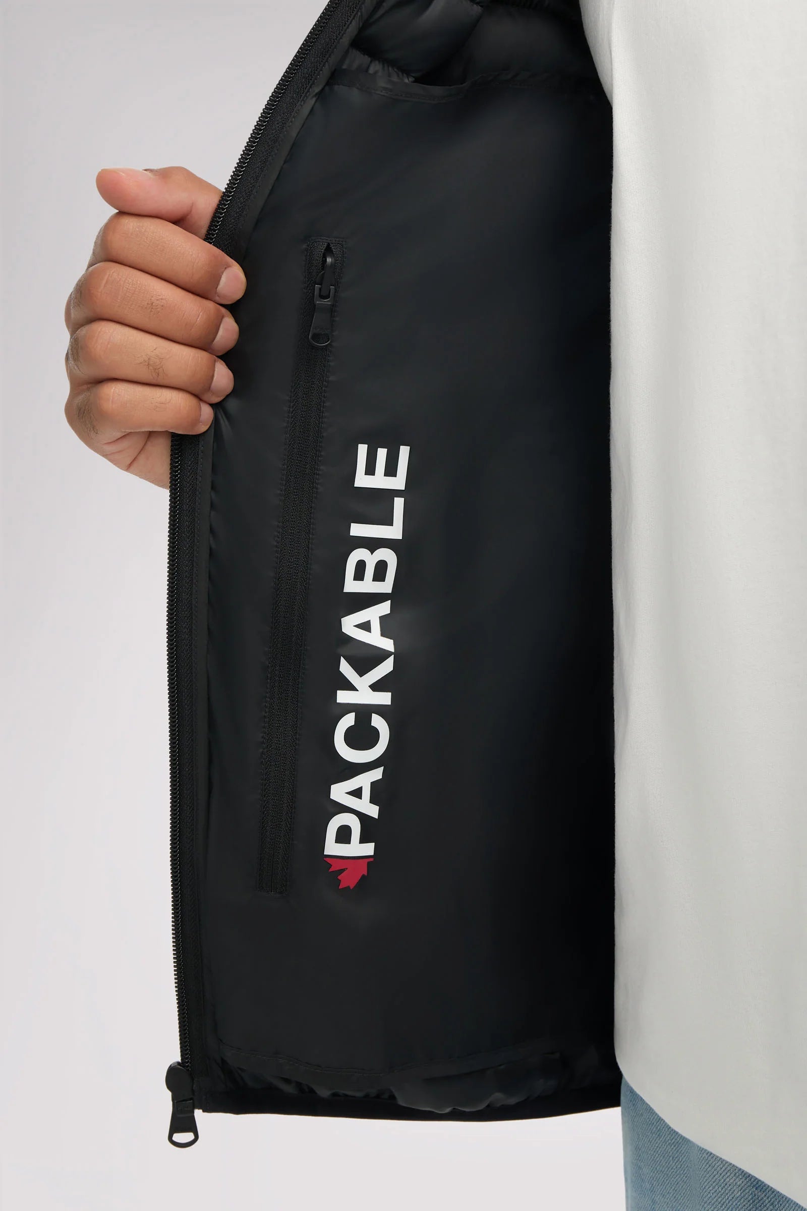 Slim fit men’s puffer jacket