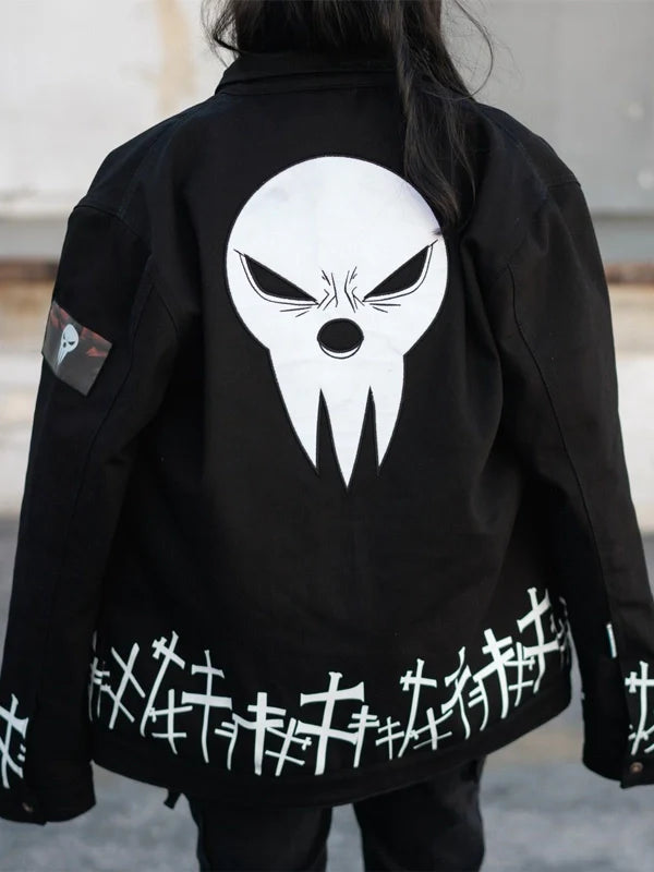 Soul Eater Jacket Black Back