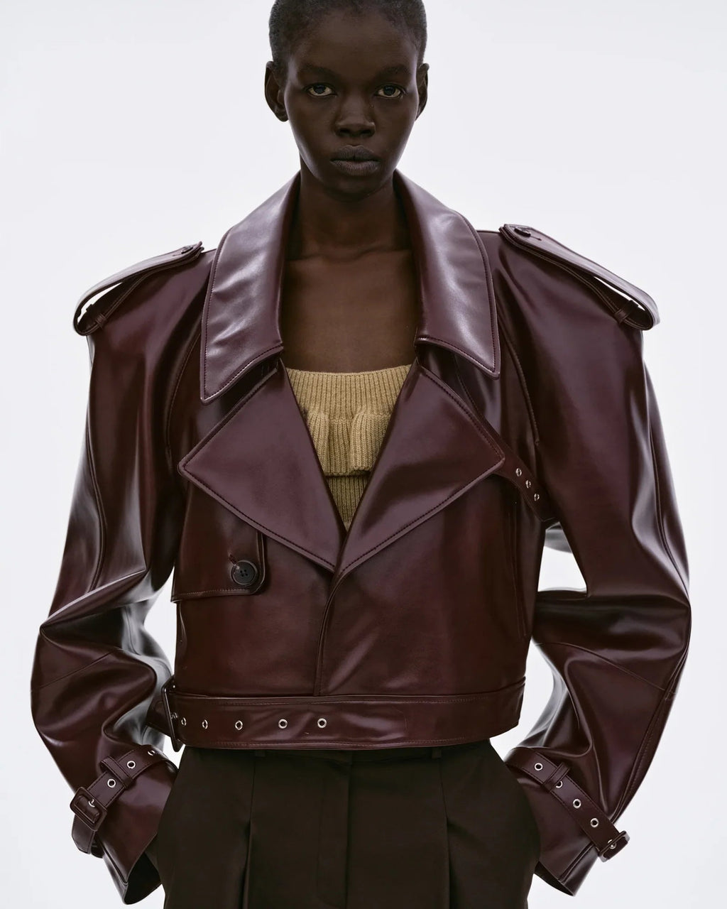 Source Unknown Leather Jacket