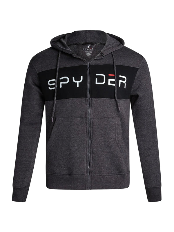 Spyder-Zip-Up-Hoodie-Black