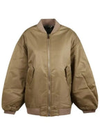 Steal S01 2026 Sophie Turner Brown Bomber Jacket