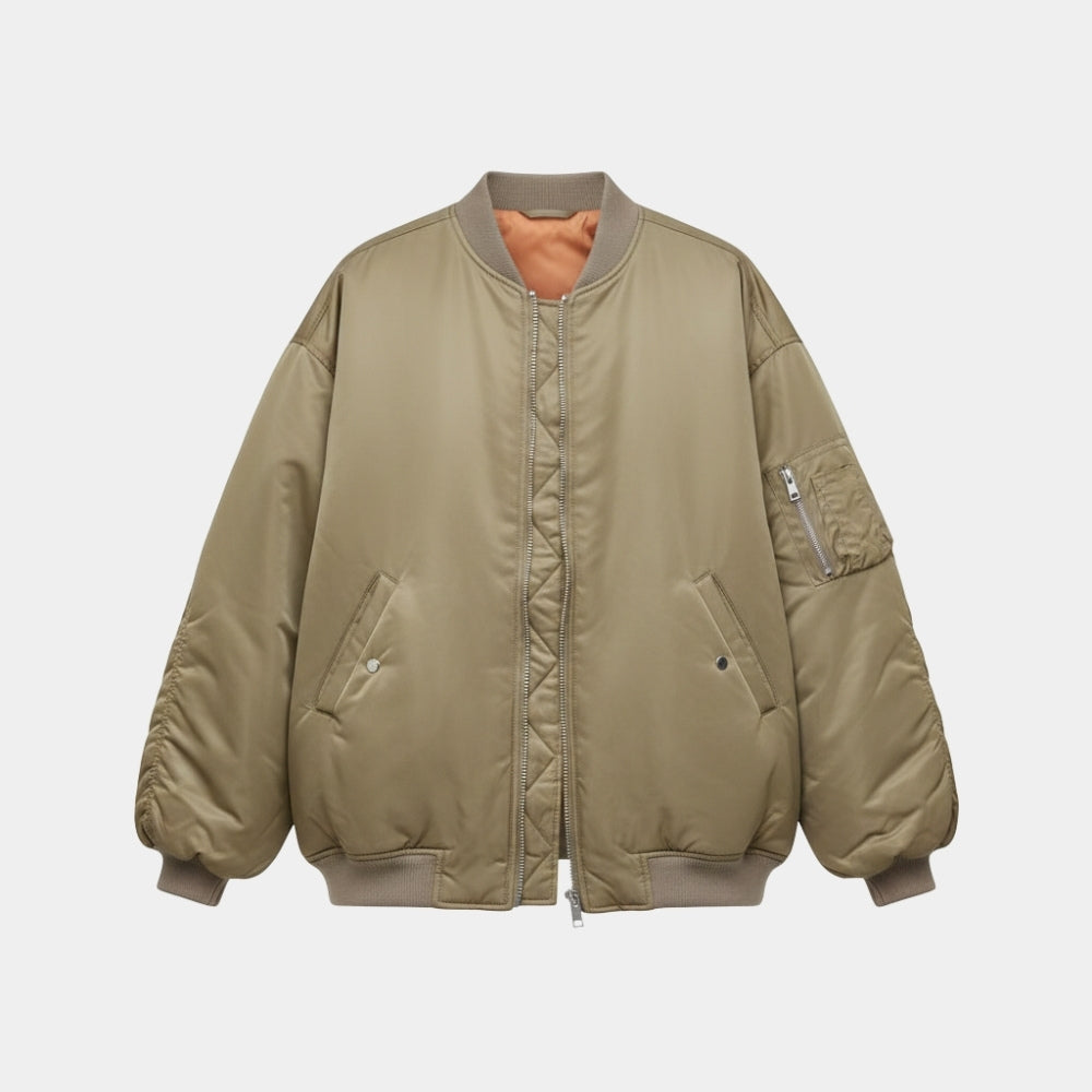 Steal S01  Sophie Turner Parachute Bomber Jacket