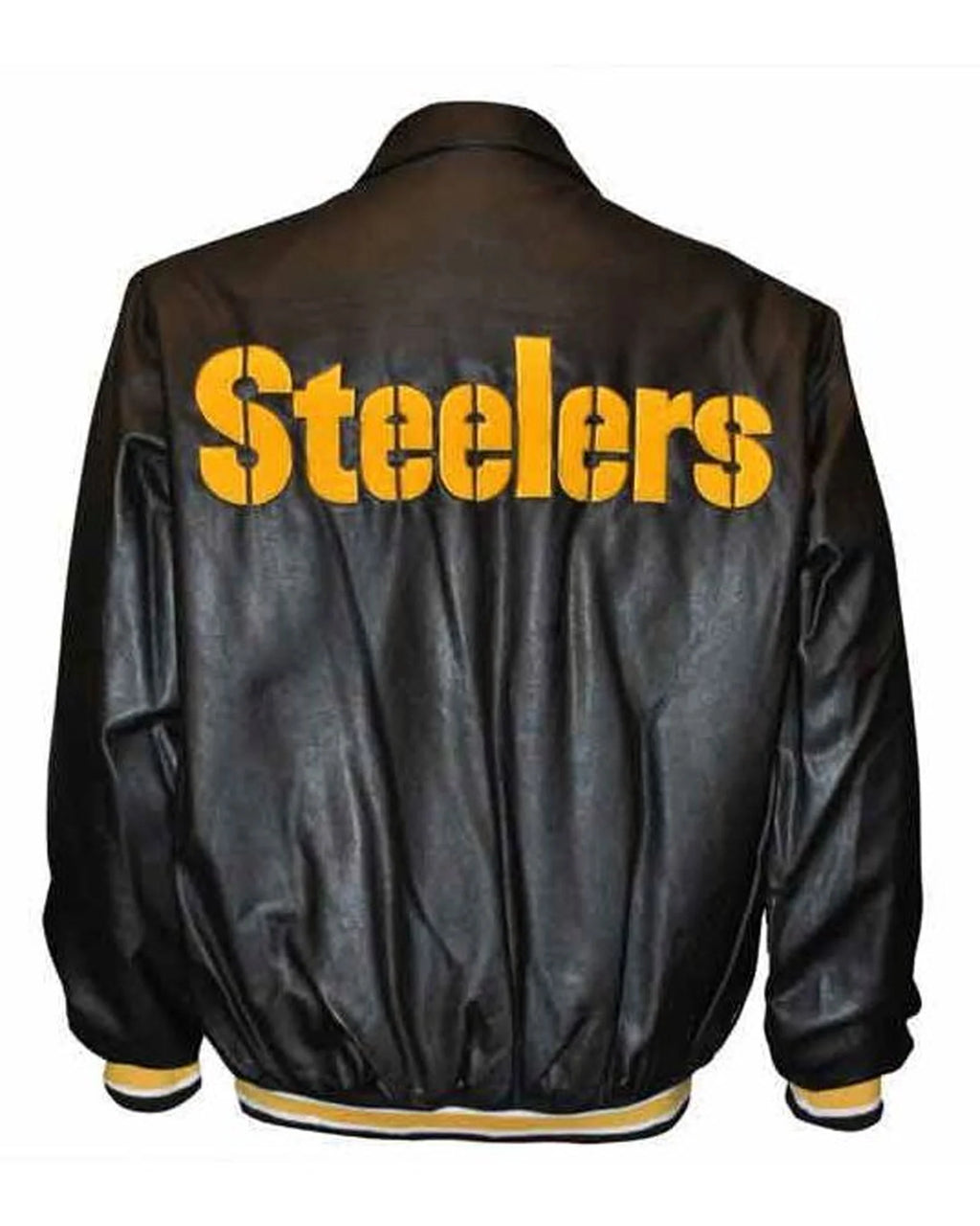 Steelers Leather Jacket Mens