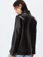Stradivarius Biker Jacket Back