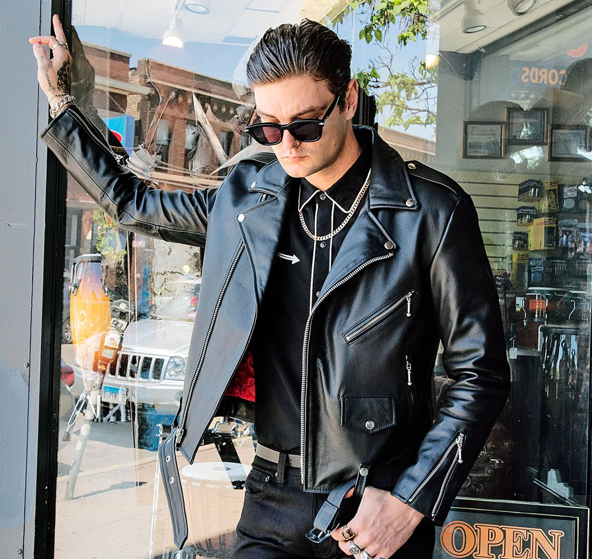 Straight To Hell Leather Jacket