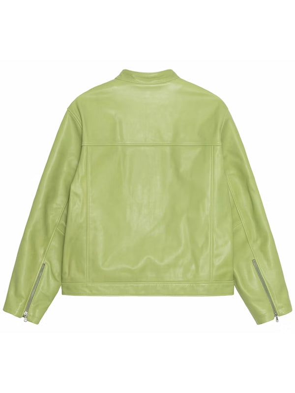 Stussy-Cafe-Racer-Leather-Jacket-Back