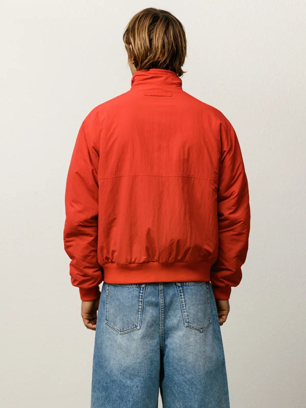 Stussy-Polar-Fleece-Lined-Red-Jacket