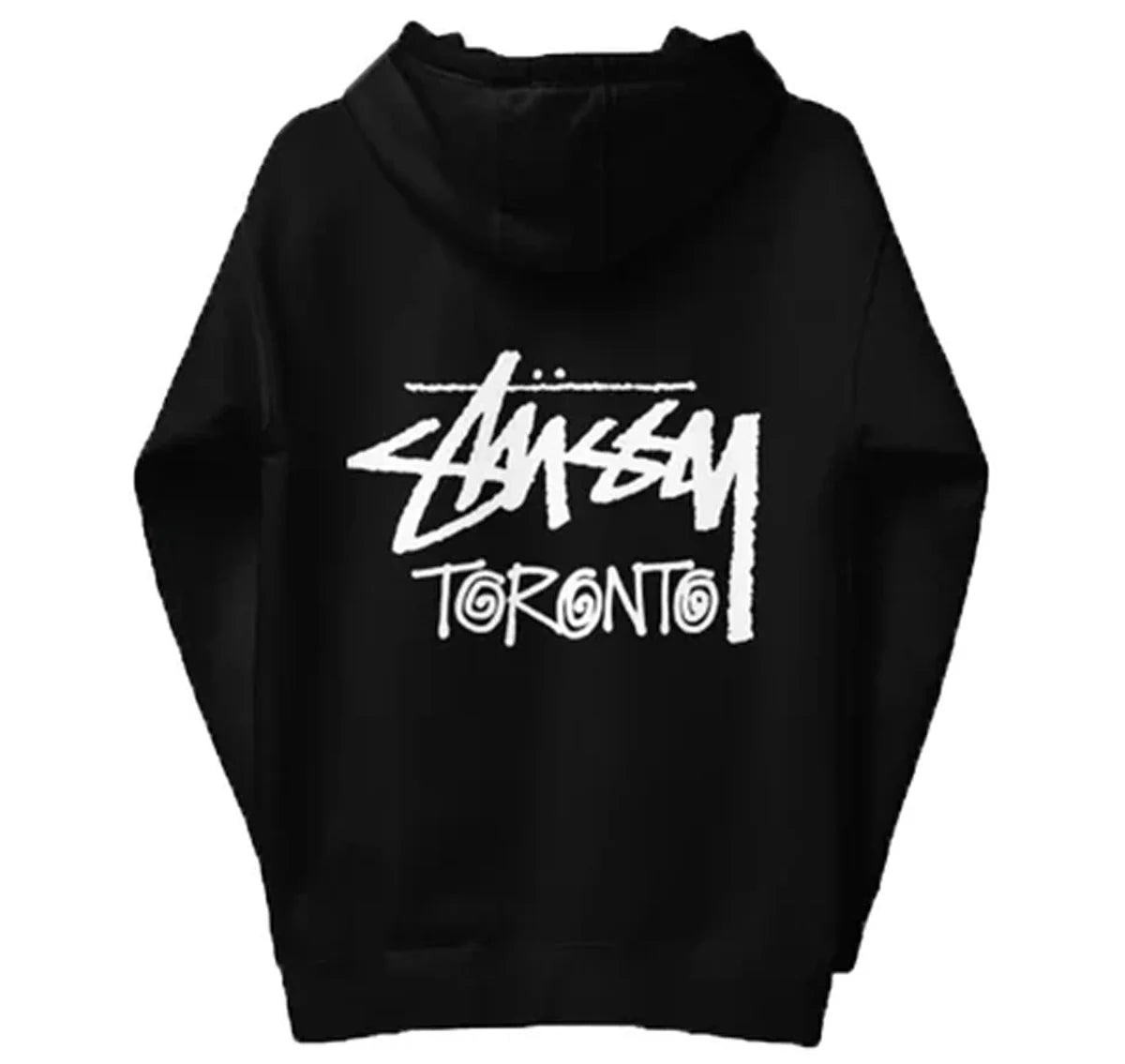 Stussy Toronto Hoodie Black - The Prime Jacket