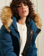 Superdry-Womens-Everest-Hooded-Bomber-Blue-Jacket
