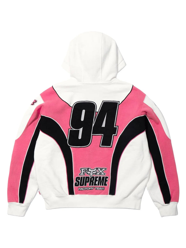 Supreme-Fox-Racing-Hooded-Sweatshirt-White