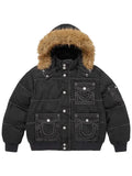 Supreme-True-Religion-Puffer-Jacket-Black