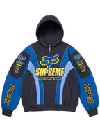 Supreme-X-Fox-Racing-Zip-Up-Hooded-Sweatshirt-Blue