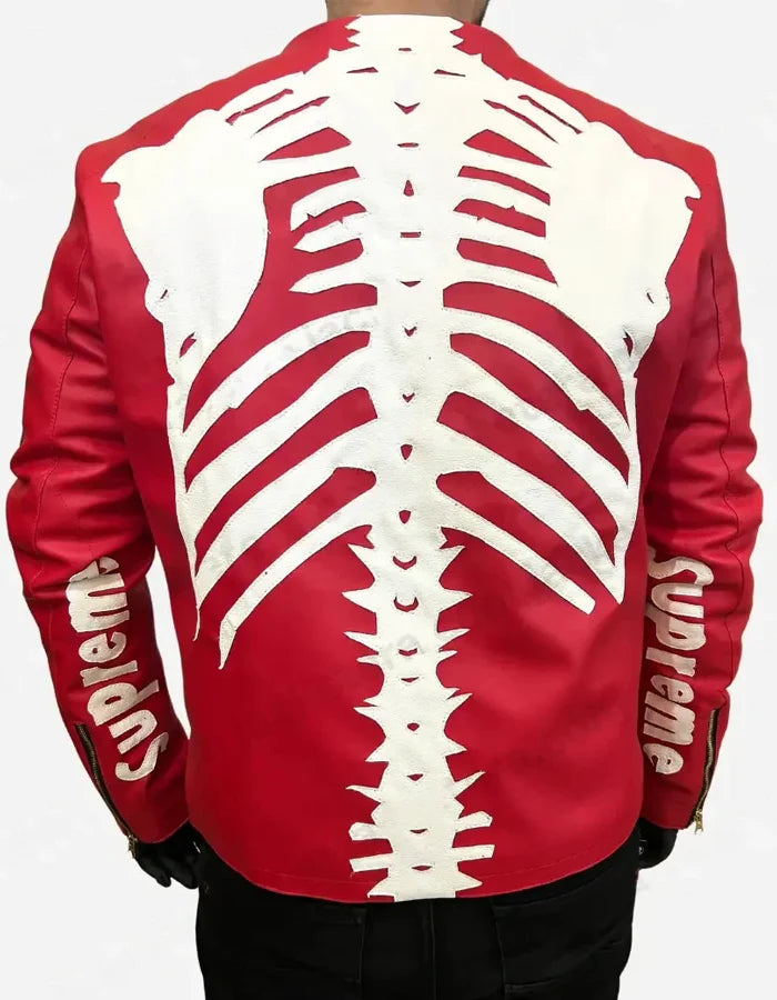 Supreme_Vanson_Jacket_Red_Back