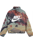 TTC X Nike Fur Jacket Back