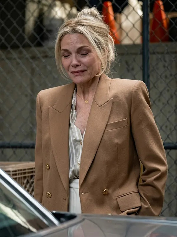 Michelle Pfeiffer The Madison S01  Brown Blazer