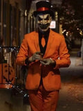 The Jester 2023 Michael Sheffield Orange Costume Suit