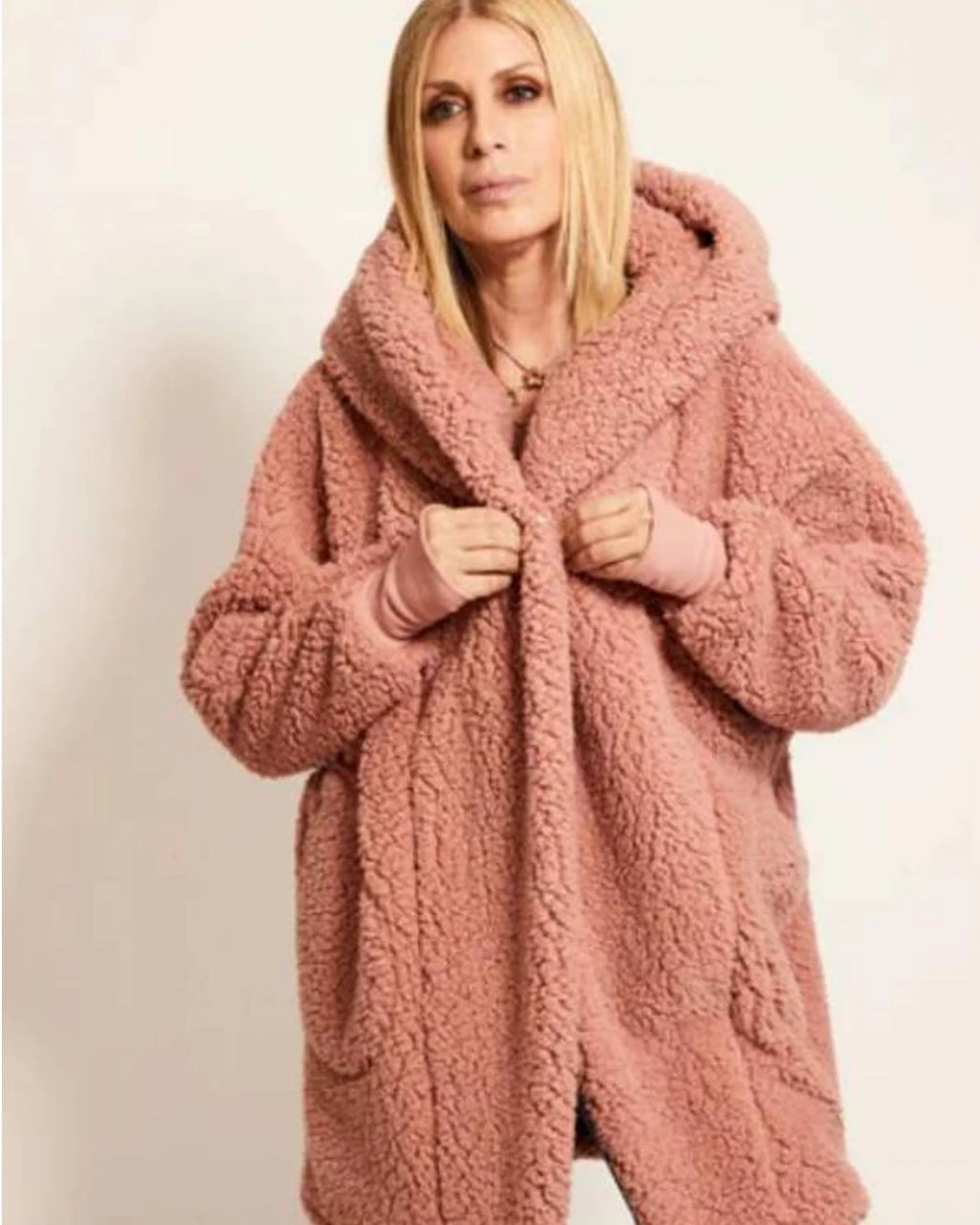 The Today Show Jill Martin Pink Warrior Sherpa Jacket