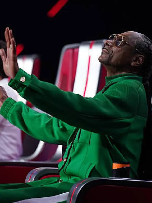 The Voice S28 Snoop Dogg Green Jacket