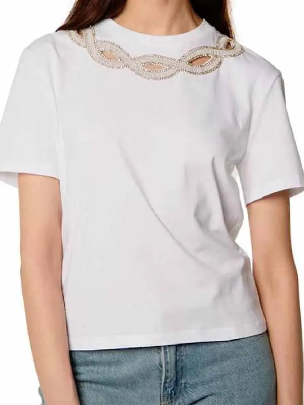 The Young and the Restless 2026 Sharon Case Rhinestone Trim Tee