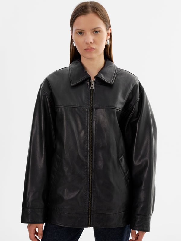 Theia-Jacket-In-Black-Lamarque