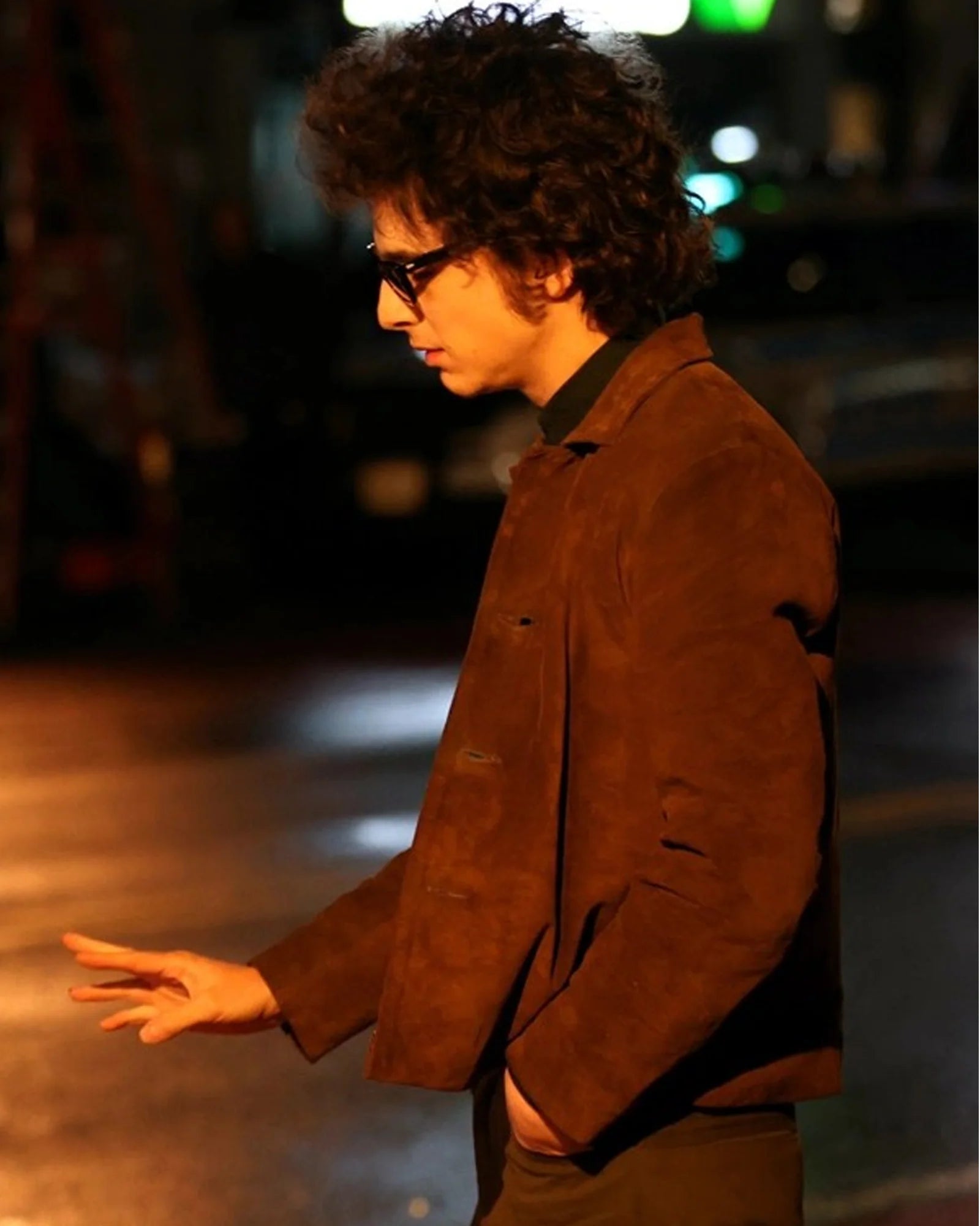 Timothee Chalamet Brown Jacket
